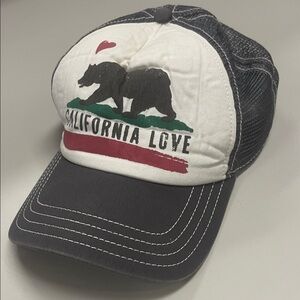 Brooklyn Hat Co Brand California Love Bear Graphic Trucker Hat